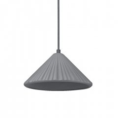 Decor Concrete Pyramid Pendant E27 Dark Gray