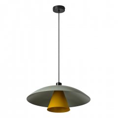 Decor Flying Mushroom Pendant E27 Green