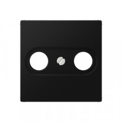 Virsma TV rozetei, termoplasts lakots, Serie A, grafītmelns matēts