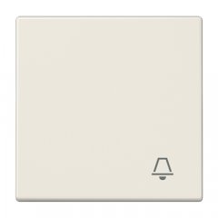 Taustiņs 1-viet, ar zvana simbolu, duroplasts, Serie LS, ziloņkaula