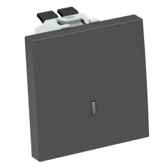 Slēdzis ar indikātoru 10 A, 250 V, PC, pelēkmelna, 7021 WS-UKL SWGR1
