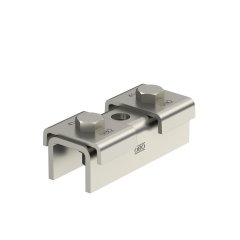 Sliedes savienojums MS 41 Profilēta sliede 100x4mm, V2A, 1.4301, 2B