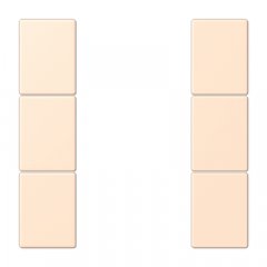 Taustiņs 3-viet, F50, Serie LS, terre sienne pâle