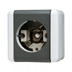 Informatīvs gaismas signāls (bez vāka), E14-cokols, WG 800, pelēks