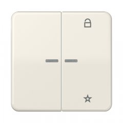 eNet taustiņš unversālais 2-viet, duroplasts, Serie CD, ziloņkaula