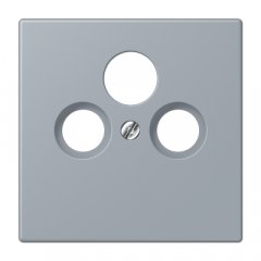 Centrālplate unversālā Sat/BK, termoplasts lakots, Serie LS, gris clair 59