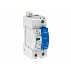 Pārsprieguma novadītājs V20 1+1 ar signalkontaktu 280V V20-C 1+NPE+FS