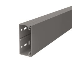 Kabeļu kanāls ar perforēto pamatni 40x90x2000, PVC, akmens pelēks, 7030