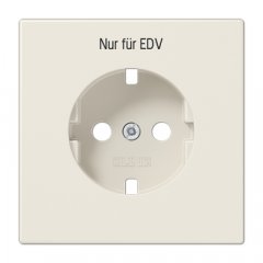 Centrālplate kontaktligzdai, duroplasts, Serie LS, ziloņkaula