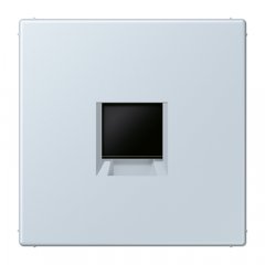 Virsma (ar fiksatoru) modulārai datu rozetei 1-vietīga, UMA-CAT6A, termoplasts lakots, Serie LS, outremer pale