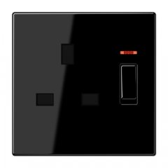 Kontaktligzda pārslēdzama Anglijas standarts, 13 A 250 V ~, skrūvju spailes BS 1363-1, 4 mm2, ar indikātoru