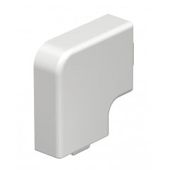 Plakana stūra vāks 15x40mm, PVC, dzidri balts, 9010