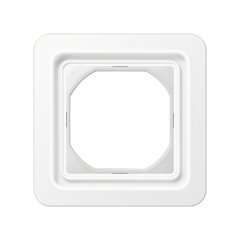 Rāmītis 90 x 90 mm, komplektā ar gumijas blīvi (IP 44), termoplasts, balts