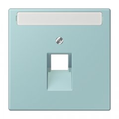 Virsma IAE/UAE-datu rozetei 1 x 8-polig, marķējams, termoplasts lakots, Serie LS, céruléen clair