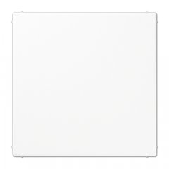 Nosedzošais vāks (tukša virsma) ar centrālplati , termoplasts, Serie LS, balts