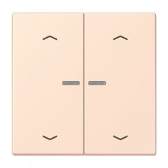 JUNG HOME taustiņš 2-viet, ar bultiņu simboliem<br />
, Serie LS, orange pâle