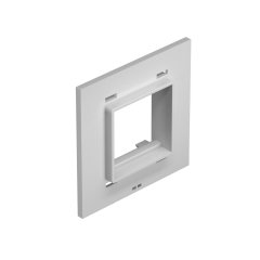 Montāžas adapteris 1-vietīga Modul 45 T4L/T8NL, PA, gaiši pelēks, 7035 T8NL P45 7035