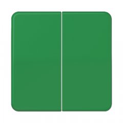 Taustiņs 2-viet, duroplasts, Serie CD, zaļš