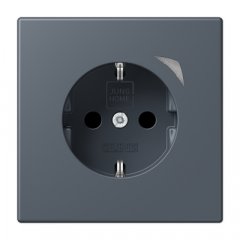 Kontaktligzda JUNG HOME SCHUKO, 16 A 250 V ~, skrūvju spailes, ar indikātoru un bērnu drošību, termoplasts krāsots