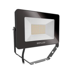 LED floodlight 30 W, 3000 K, black