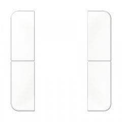 Taustiņs 2-viet, F50, Serie CD, balts