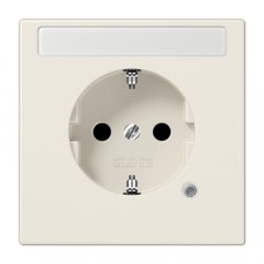 Kontaktligzda SCHUKO, 16 A 250 V ~, ar indikātoru, marķējams, ar bērnu drošību, duroplasts,