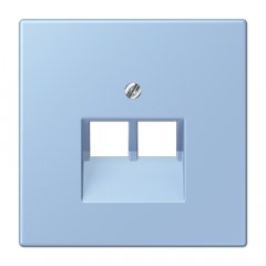 Virsma IAE/UAE-datu rozetei 2 x 8-polig, termoplasts lakots, Serie LS, outremer moyen