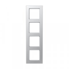 Rāmītis 4-vietīgs, vertikālā un horizontālā montāža, termoplasts krāsots, A 550, alumīnija