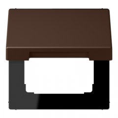 Rozetes vāks ar atsperi, termoplasts krāsots, Serie LS, terre d'ombre brûlée 31