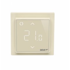 Termostats DEVIreg™ Smart, +5...+45°C, grīdas +telpas sensors, 16A, WiFi Ziloņkaula krasa