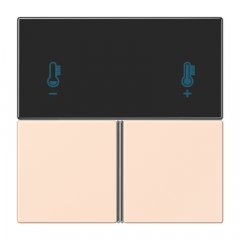 Taustiņs 3-viet, F40 KNX telpas kontrolierim, Serie LS, orange pâle