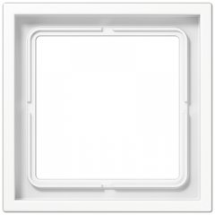 Rāmītis 1-vietīgs, vertikālā un horizontālā montāža, termoplasts, LS ZERO, balts