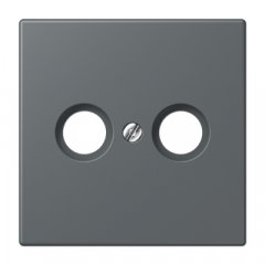 Virsma TV rozetei, termoplasts lakots, Serie LS, gris foncé 31