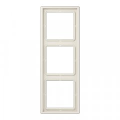 Rāmītis 3-vietīgs, vertikālā un horizontālā montāža, duroplasts, LS 990, ziloņkaula