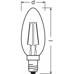 Spuldze Vintage 1906® LED CLASSIC B 22 2.5 W/2400 K GOLD E14