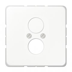 Virsma ar 2 vietām 18,5 mm Ø, duroplast, Serie CD, balts