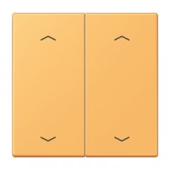 Taustiņs KNX slēdzim, ar virzienrādītāju 2-viet, Serie LS, ocre jaune clair