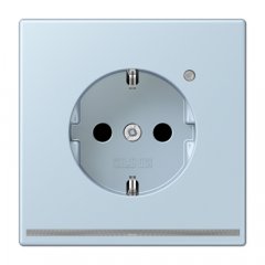 Kontaktligzda SCHUKO, 16 A 250 V ~, ar LED apgaismojumu, ar bērnu drošību, Serie LS, outremerclair