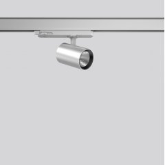 DEECOS S micro, 16 W, 1900 lm, 940, silver, on/off Surface mounted projectors, D 60 H 110, 19°