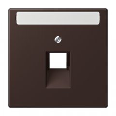 Virsma IAE/UAE-datu rozetei 1 x 8-polig, marķējams, termoplasts lakots, Serie LS, terre d’ombre brûlée 59