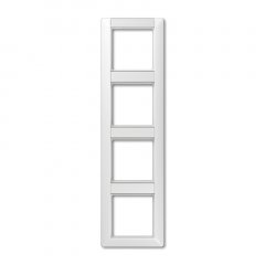 Rāmītis 4-vietīgs, marķējams, vertikāla montāža, duroplasts, AS 500, balts