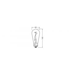 Spuldze Vintage 1906® LED CLASSIC A, Globe and EDISON 10 3.4 W/1800 K E27