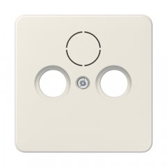 Centrālplate TV/SAT, termoplasts, Serie CD, ziloņkaula