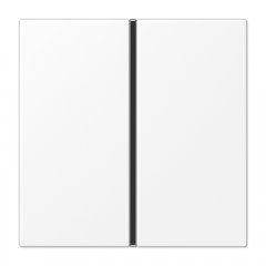 Taustiņs 1-viet, F40, Serie LS, sniegbalts matēts