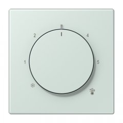 Centrālplate termostatam, termoplasts lakots, Serie LS, céruléen pale