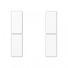 Taustiņs 2-viet, F50, Serie AS/A, balts