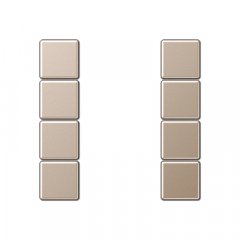 Taustiņs 4-viet, F50, Serie A, šampanieša krāsā