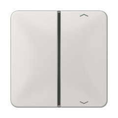 Taustiņs slēdzim 1-viet, ar virzienrādītāju, F40, Serie CD, gaiši pelēks