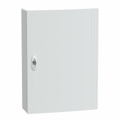 Universālā sadalne, PrismaSeT XS, virsapmetuma, 1 montāžas plaksne + 1 x 18 moduļi (up to 3 x 18 moduļi lietojot montāžas plaksne), baltas durvis