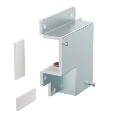 Plakans leņķis montāžai pie sienas un griestiem 40x70, St, FS BSKM-FW 0407 FS